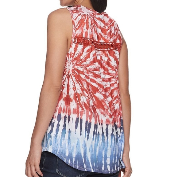 World Unity Tie-Dye Printed Top - Picture 2 of 12